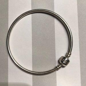 Pandora silver bangle bracelet